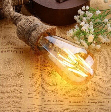 CATA CT-4290 8W RUSTİK LED AMPUL(ST-64)(AMBER)
