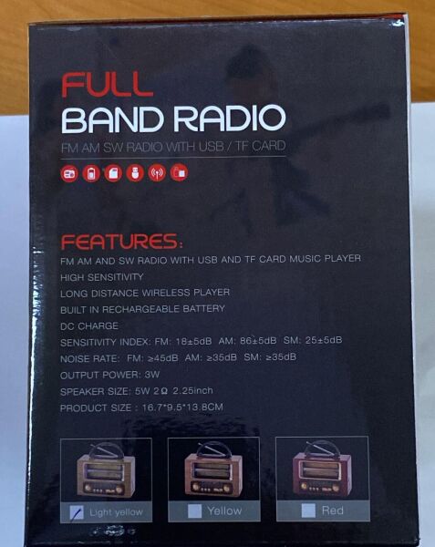 KBROAD KTF-2013 NOSTALJİK RADYO BLUETOOTH USB MİCROSD