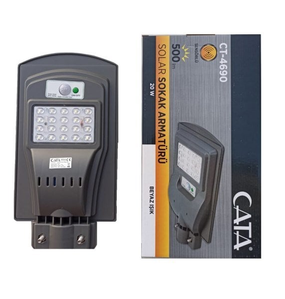 CATA CT-4690 20W SOLAR SOKAK ARMATÜRÜ