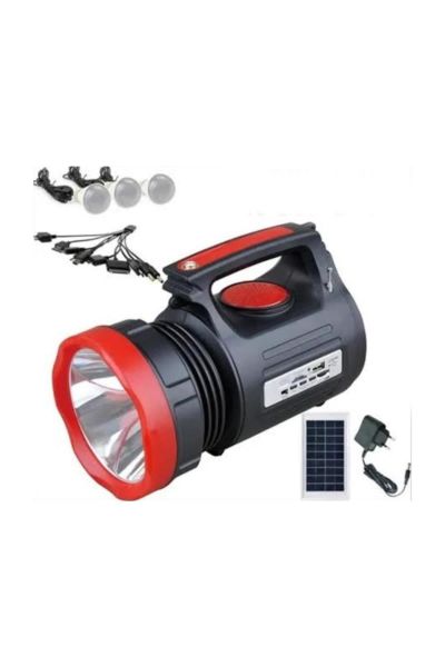 GOLDSILVER GS-345 SOLAR ŞARJLI FENER SETİ