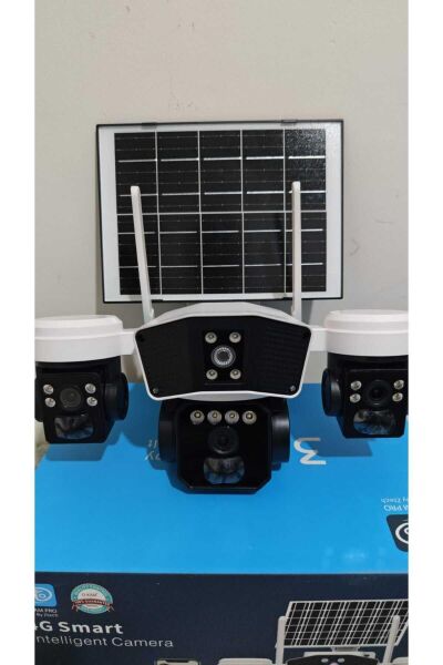 O-KAM 3936 4G SİM KARTLI Solar 9MP PTZ Dual LENS IP KAMERA