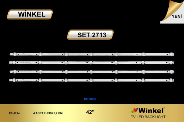 TV LED BAR -2713 TAKIM 4 LÜ-K420WDKB-MD330A9-42PFS4012-42PFS4012/12- WİNKEL