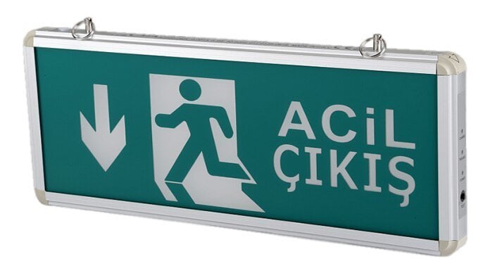 CATA CT-9178 EXIT ÇIKIŞ ARMATÜRÜ LEDLİ 3 SAAT AKÜLÜ