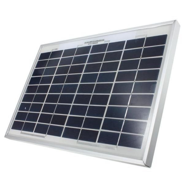 GÜNEŞ PANELİ 10 W POLİ KRİSTAL 24X36 CM İTHAL 12 VOLT