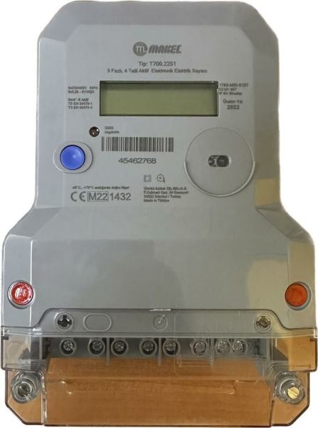 MAKEL TRİFAZE ELEKTRİK SAYACI 2023 TARİHLİ