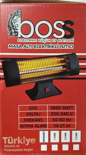BOSS MASA ALTI ISITICI 1800 WATT