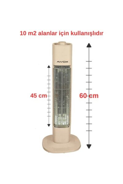 AWOX LİGERO KARGON 600 WATT DİKEY ISITICI