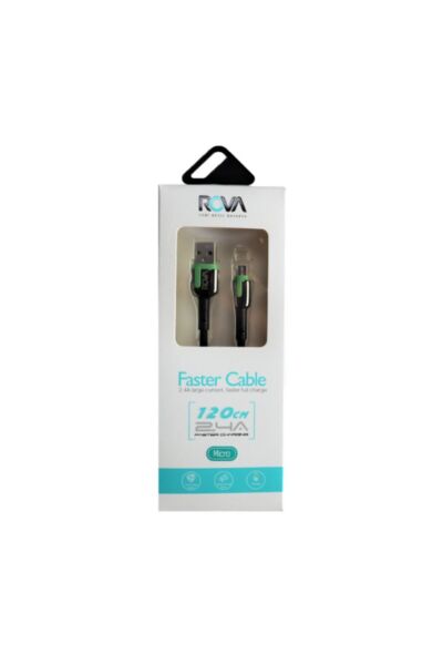 ROVA MİCRO USB KABLO 120CM KVK GARANTİLİ