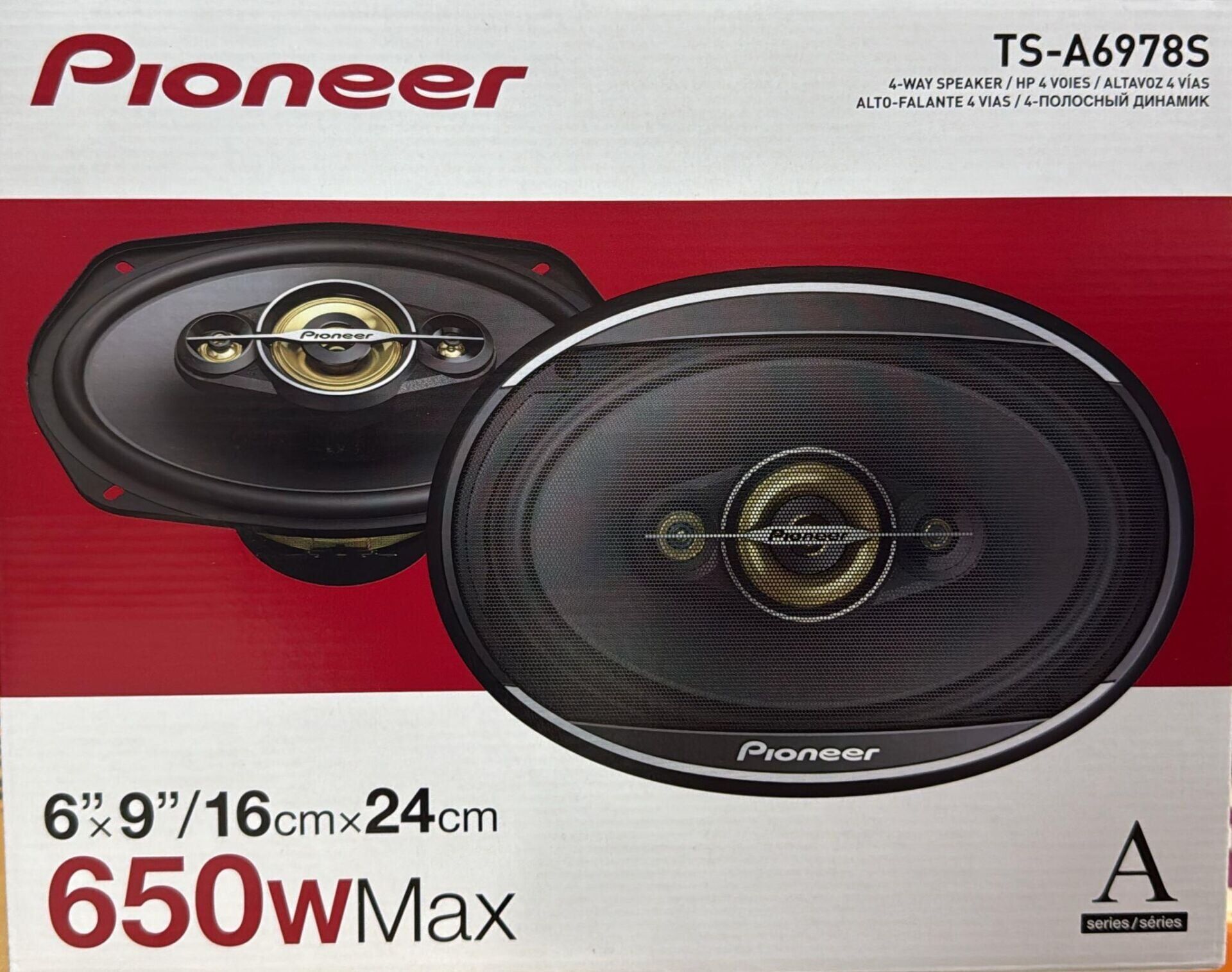 PİONEER TS-A6978S 650WATT 6X9 OVAL HOPARLÖR