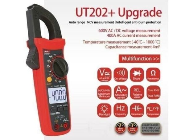 UNI-T UT202+ DİJİTAL PENSAMPERMETRE ÖLÇÜ ALETİ