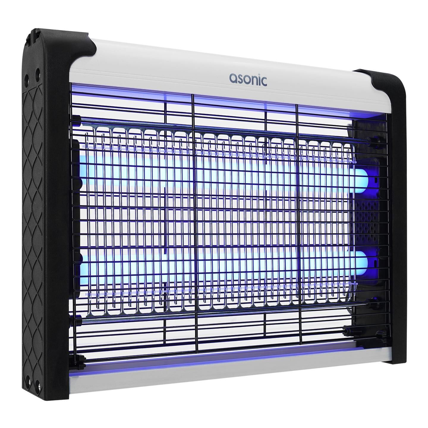 Asonic AS-A28 Siyah Orta Boy 4W+ 2000V Zincir Askısılı İki Ledli Sinek Öldürücü