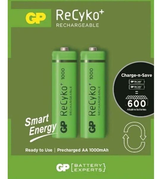 GP 1000 MA İNCE ŞARJLI PİL 2 Lİ KART
