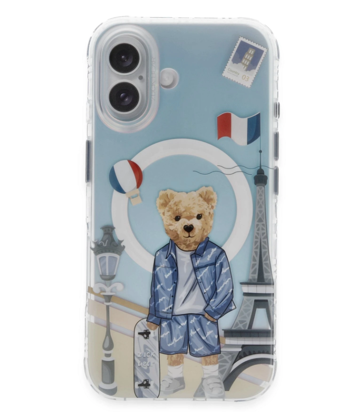 ZuckBear iPhone 16 Darnell Frosted Laser Magsafe Kapak