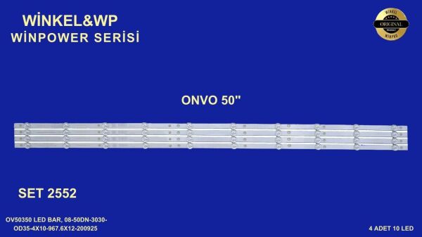 TV LED BAR 2552 TAKIM 4 LÜ-OV50350-ES-4094-200925- WİNKEL