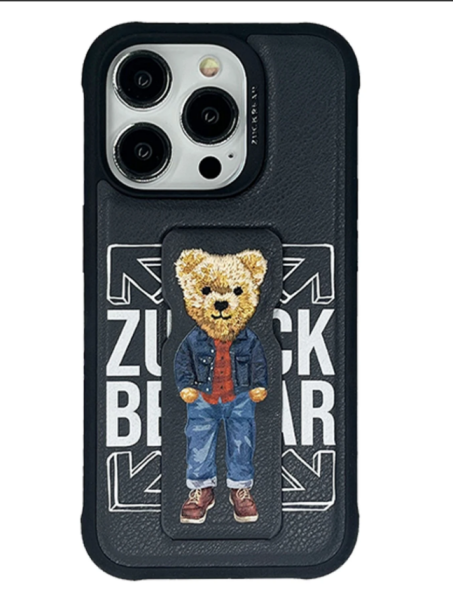 ZuckBear iPhone 15 Pro Claude Standlı Kapak