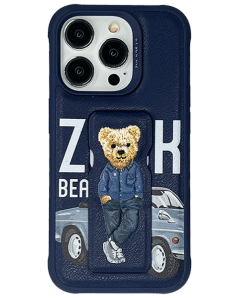 ZuckBear iPhone 15 Pro Claude Standlı Kapak