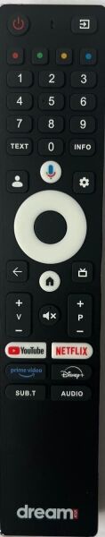 KUMANDA 1272A-DREAMSTAR SES KOMUTLU ORJİNAL ANDROİD TV