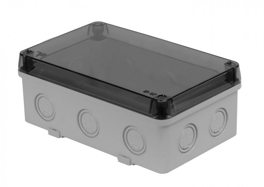 PLASTİK BUAT 180X270X100 CONTALI ŞEFFAF KAPAKLI IŞILDAR