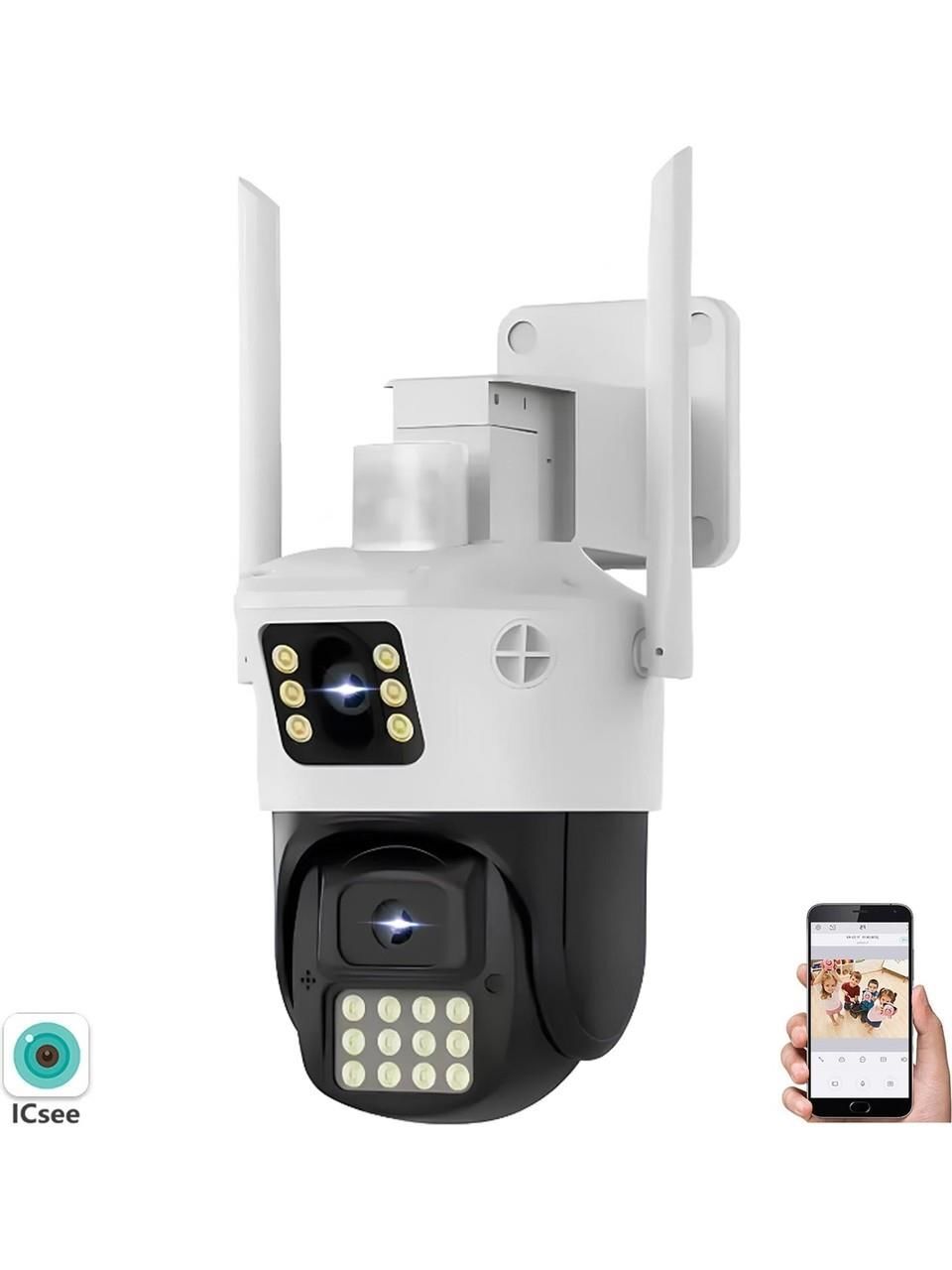 X5 TECH RX-23AI 3+3MP ÇİFT LENS FULL HD SESLİ IP KAMERA