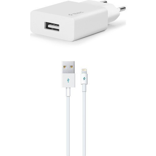 T.TEC ŞARJ 2SCS20LB 2.1A İPHONE 1MT SET