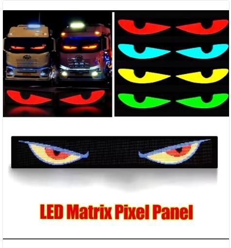 PİXEL LED PANEL 16X96 DİJİTAL EKRAN YAZI VE ANİMASYON BANTLI BLUETOOTH