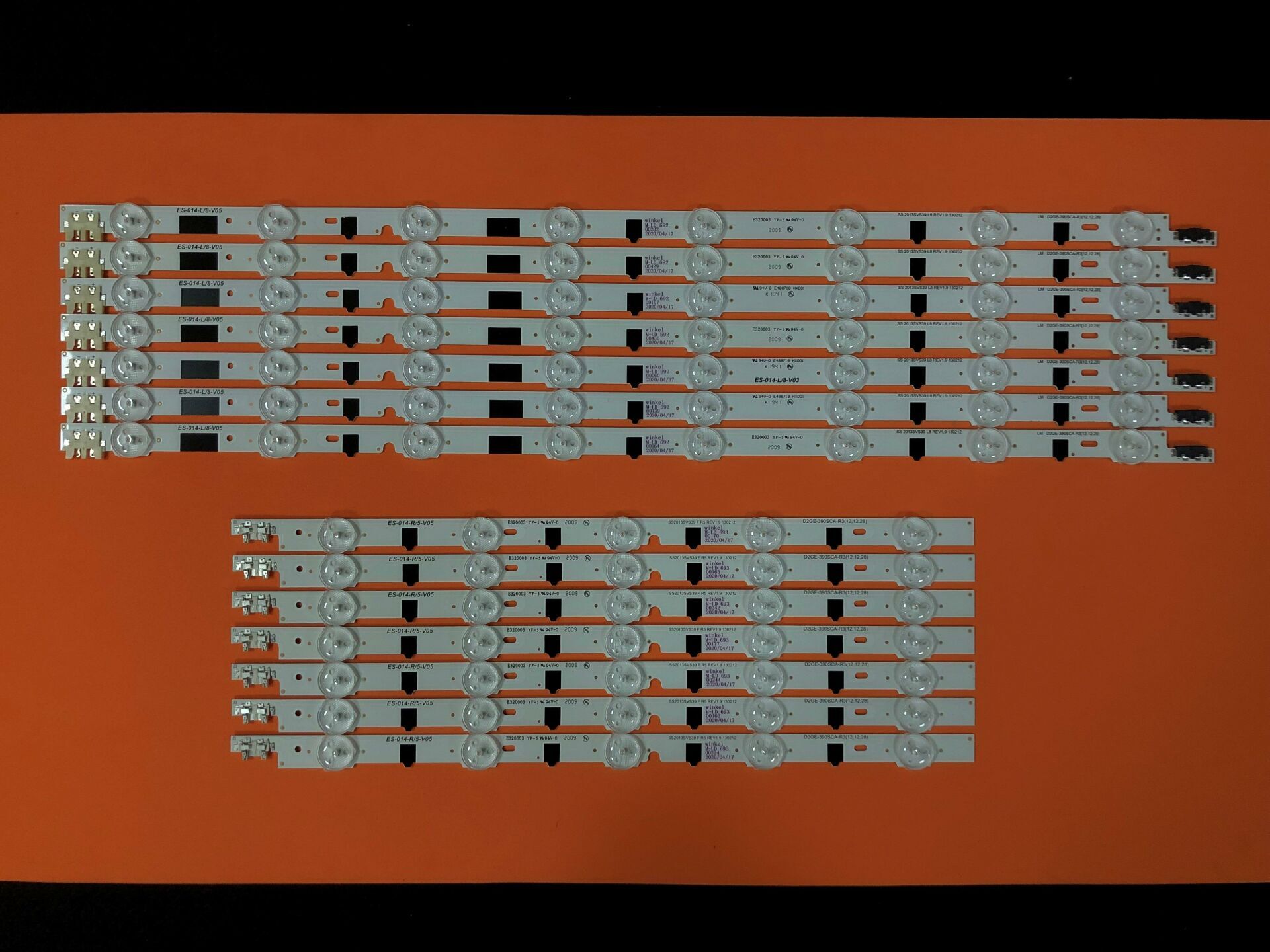 LCD LED-2021-TAKIM 10 LU-UA39F5008-UA39F5088-UE39F5000-UE39F5000-UE39F5000-WİNKEL