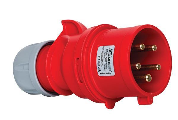 METE ENERJİ 5x32A IP44 DÜZ FİŞ (VİDALİ BAĞ)