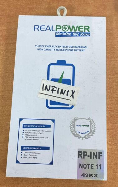 CEP TEL BATARYA İNFİNİX NOTE 11 49KX REALPOWER