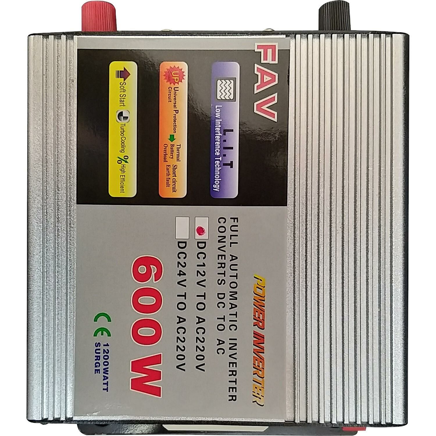İNVERTER 600 WATT 24 VOLT MODİFİYE SİNÜS-FAV