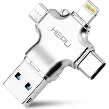 HEPU HP-B01 MİCRO USB - TYPE-C - İPHONE OTG & KART OKUYUCU