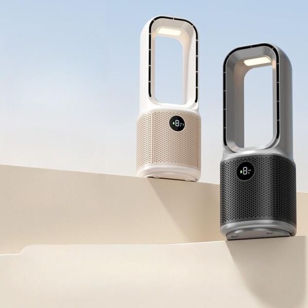 HEPU HP-F27 Sessiz Pervanesiz USB Şarjlı Masaüstü Fan – Dahili Su Hazneli Buharlı Serinlet