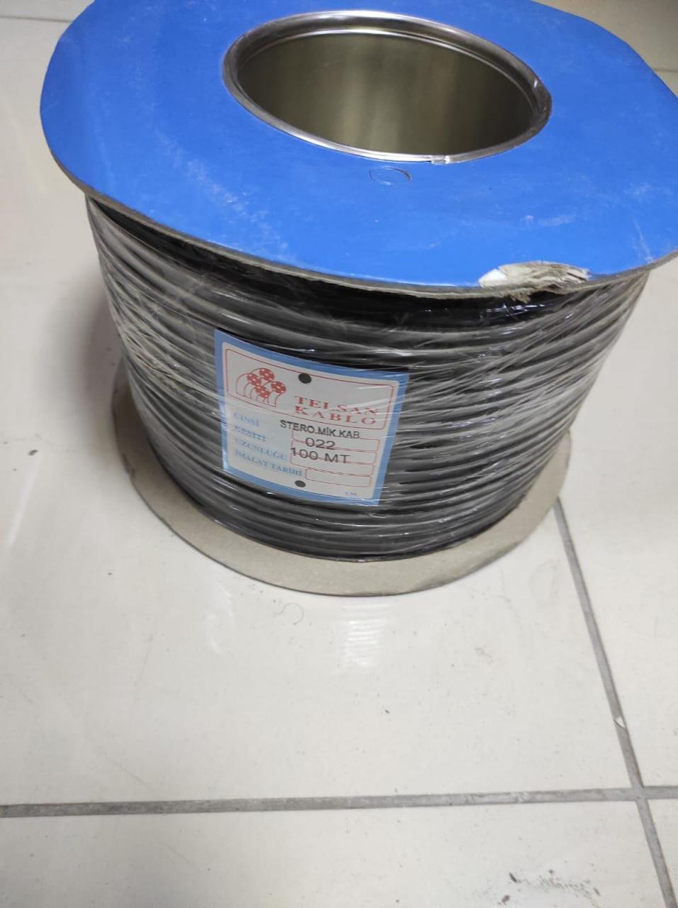 MİKROFON KABLOSU STERO BAKIR-100 METRE