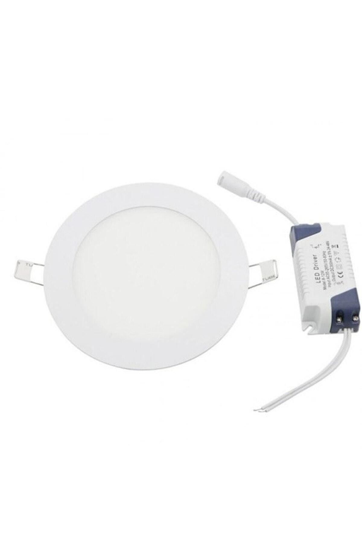HOROZ 9 WATT LED PANEL BEYAZ IŞIK SLIM-9