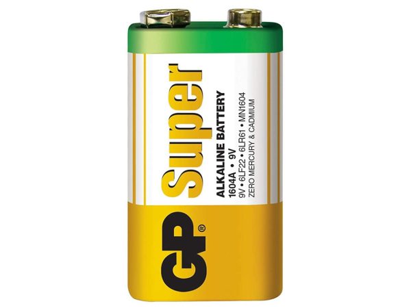 GP 9 V ALKALİNE PİL 1 ADET FİYATIDIR