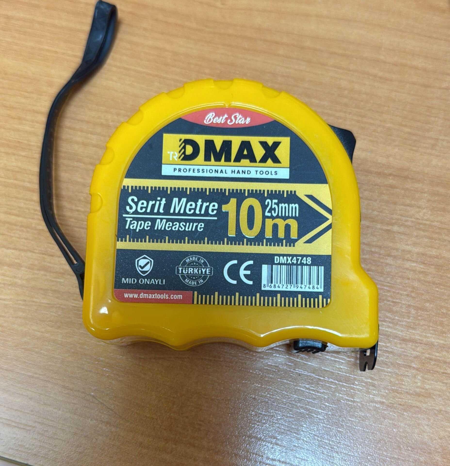 ŞERİT METRE 10 METRE 10X25 MM A KALİTE