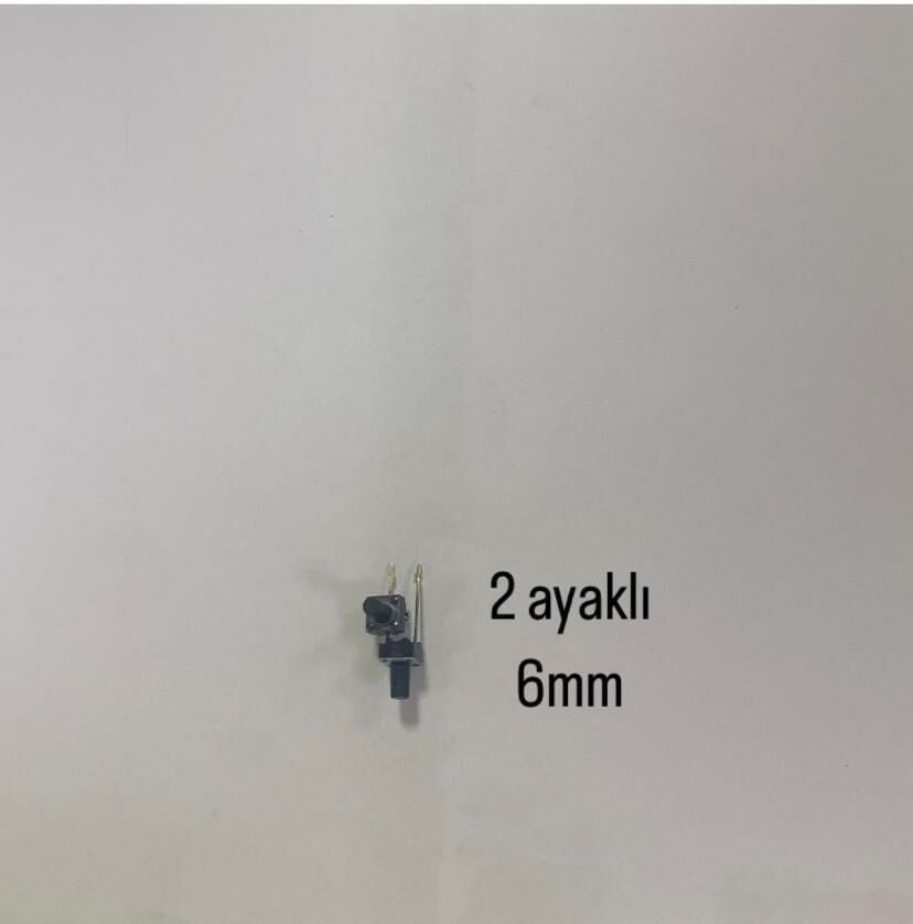 BUTON 2 PİNLİ 3.8X6.2X6MM
