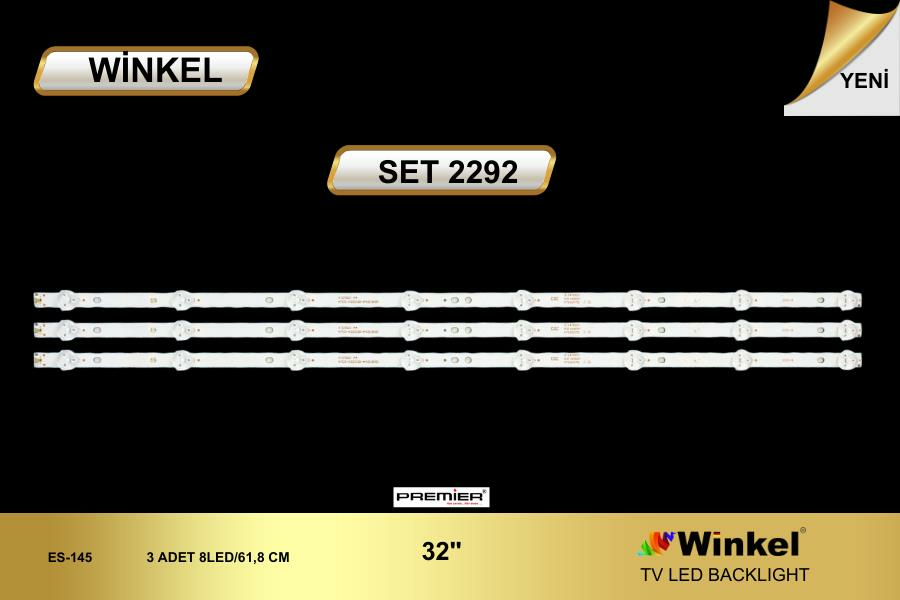 LCD LED-2292 TAKIM 3 LÜ-32PFL3045-32PFL3045-D32KH1000- GEN145-WİNKEL