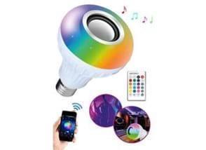 LED AMPUL RGB + MÜZİK KUTUSU BLUETOOTH Winnboss Wn-1156