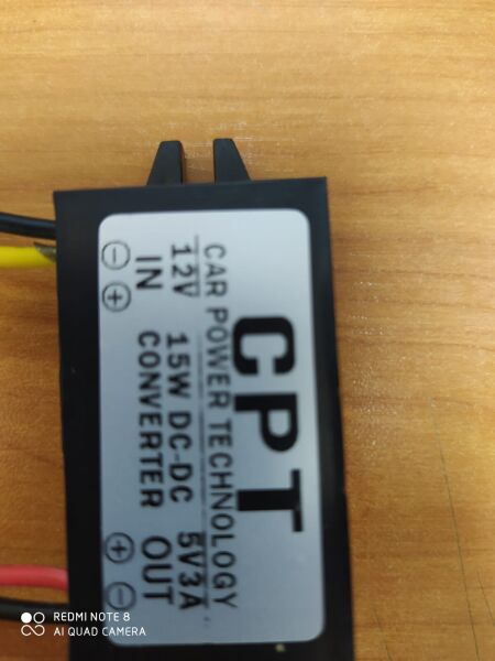 12 - 24 VOLT 5 VOLT 3 AMPER KONVERTÖR