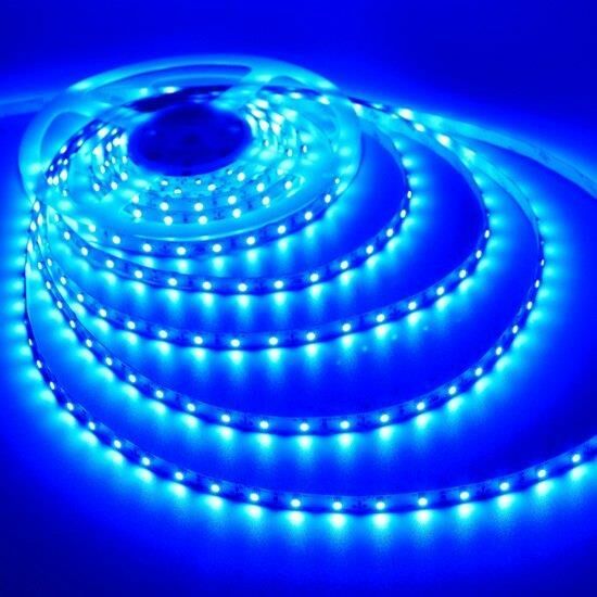 ŞERİT LED 12 V İÇ MEKAN MAVİ 5MT BOLLED+CATA