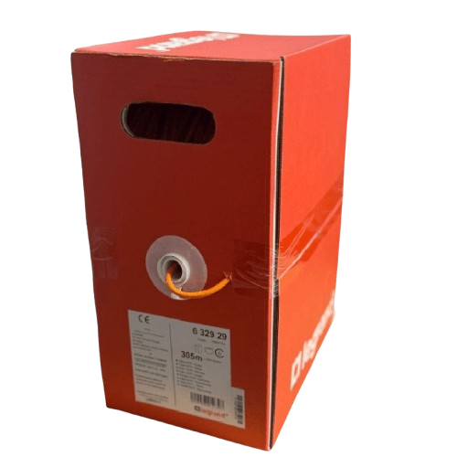 LEGRAND 632929 CAT6 U/UTP LSZH HF 23AWG Turuncu Data Kablosu 305 Metre Kutulu