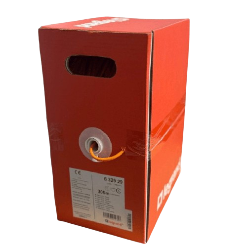 LEGRAND 632929 CAT6 U/UTP LSZH HF 23AWG Turuncu Data Kablosu 305 Metre Kutulu
