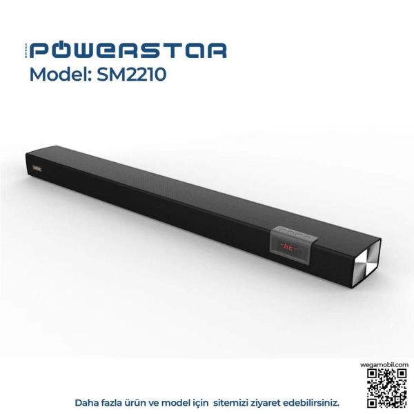 MÜZİK KUTUSU POWERSTAR SM-2210 BLUETOOTH - USB - HAFIZA KARTI