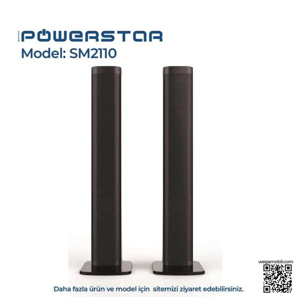 MÜZİK KUTUSU POWERSTAR SM-2110 BLUETOOTH - USB - HAFIZA KARTI