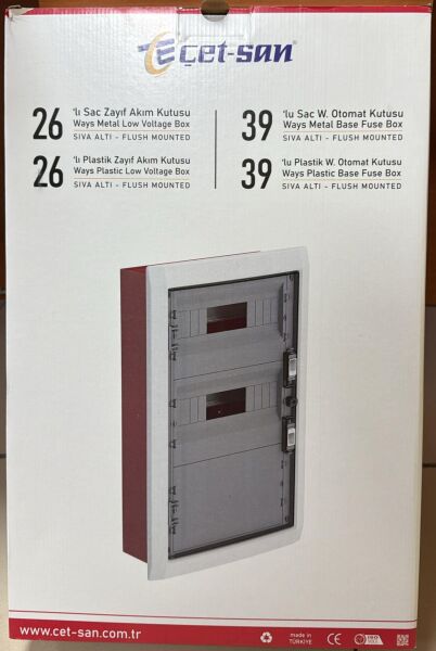 SİGORTA KUTUSU 24 LÜ SIVA ALTI DİKEY HF SAÇ TABAN ÇETSAN WKZH.026