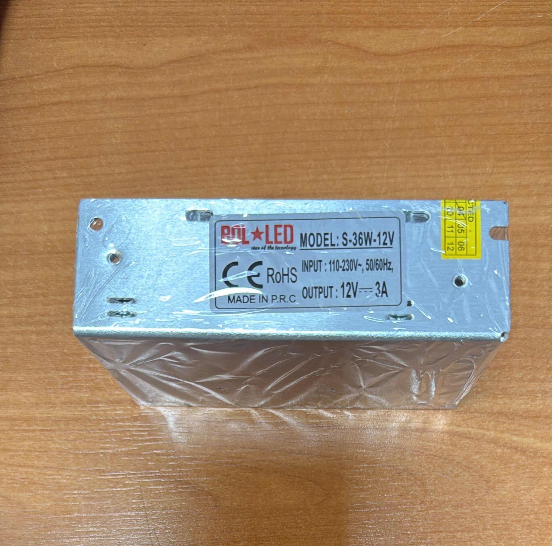 12 VOLT 3 AMPER METAL KALIN KASA ADAPTÖR BOLLED