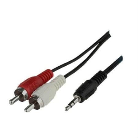 SES KABLOSU 1 JAK 3.5 MM ERKEK 2 RCA ERKEK 1.5 MT