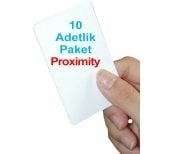 10 adet 1.Sınıf Proximity Kart (Seri numara baskılı)