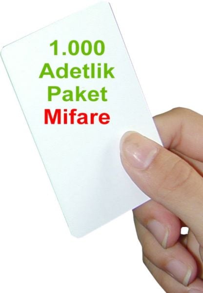 1000 adet 1.Sınıf MIFARE Kart