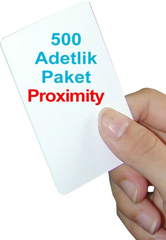 500 adet 1.Sınıf Proximity Kart (Seri numara baskılı )